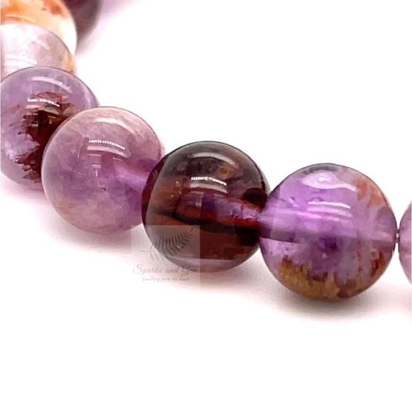 Purple Phantom Quartz Bracelet - Picture 4 of 6
